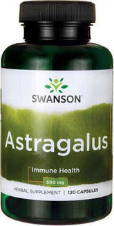 Astragalus-ekstrakt 500 mg 120 kapsler SWANSON